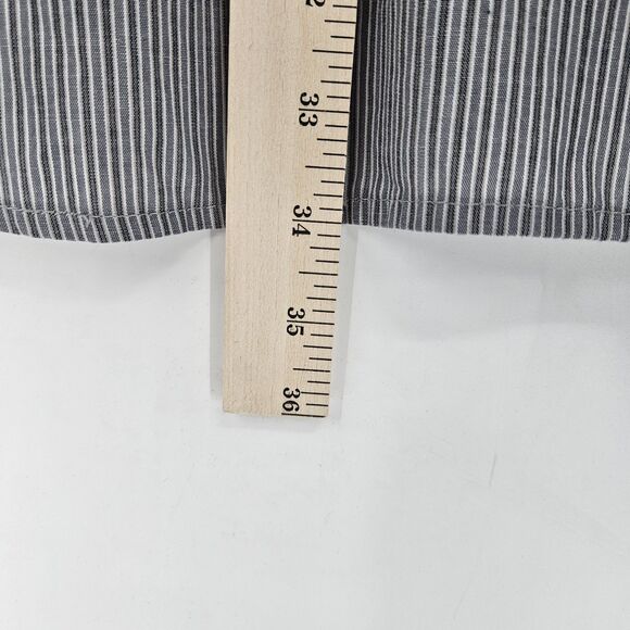 Flying R Ranchwear Pearl Snap Shirt Mens 18 35 Gray Classic Fit Western Made USA - Picture 7 of 11